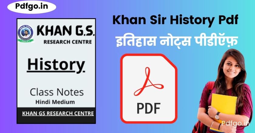 Khan Sir History Pdf